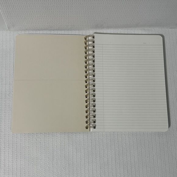 Fringe LEAF Hardcover Spiral Notebook Daily Journal 192 Pages Green Gold Lined - Picture 9 of 16